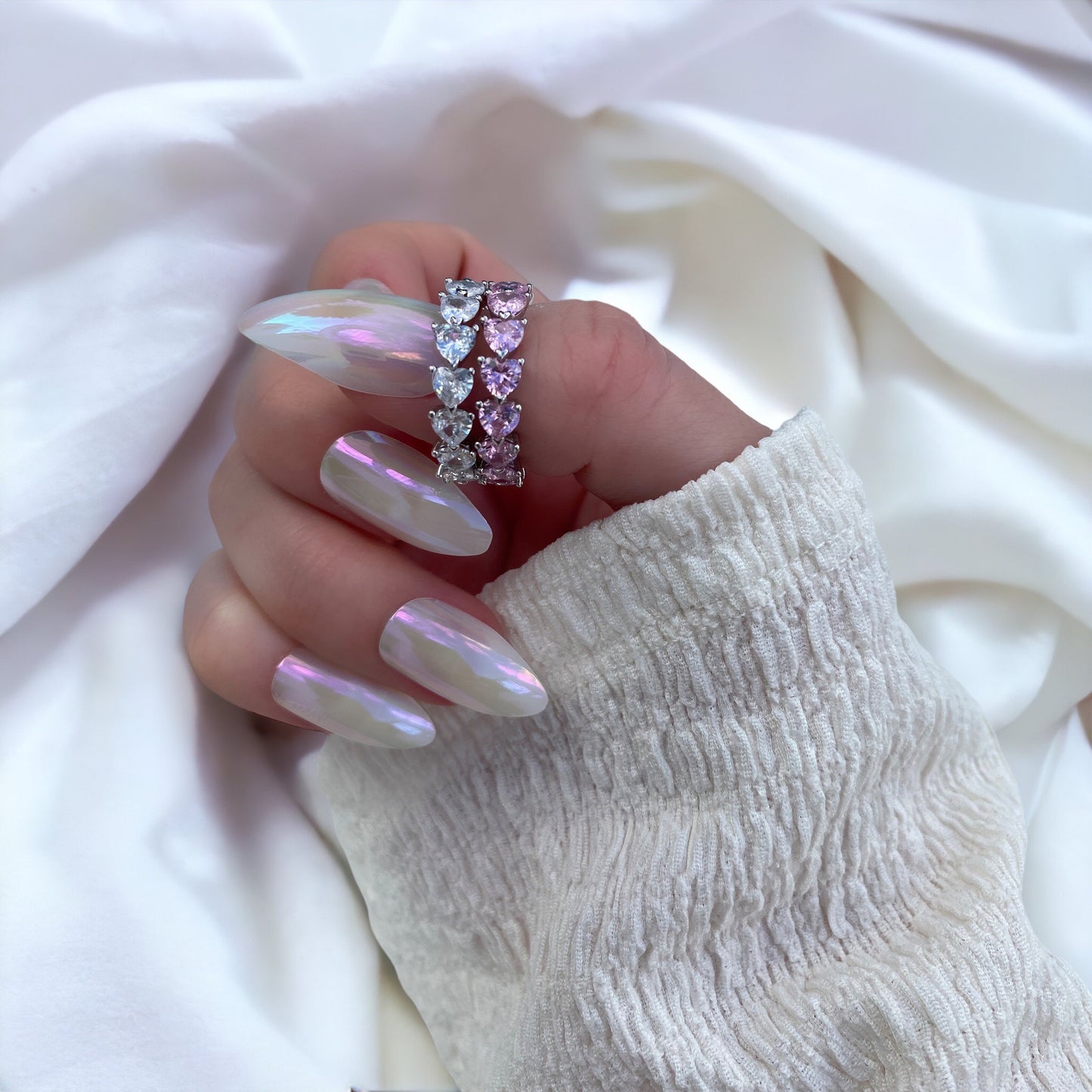 PINK AMORA RING